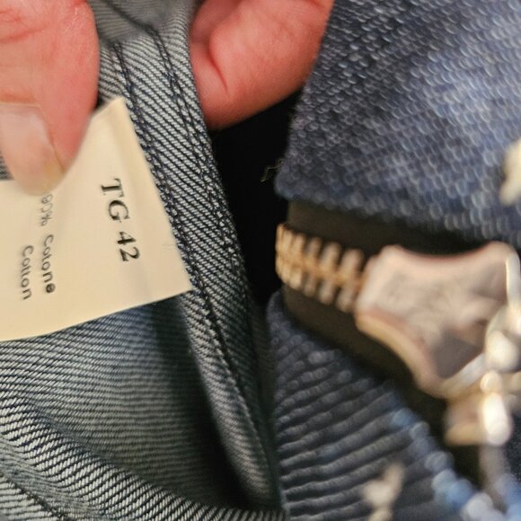 Andrea Rosati Long Sleeveless Denim Vest - Picture 8 of 8